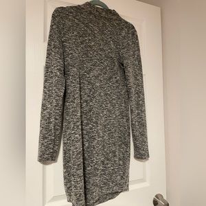 Comfy gray sweater dress!